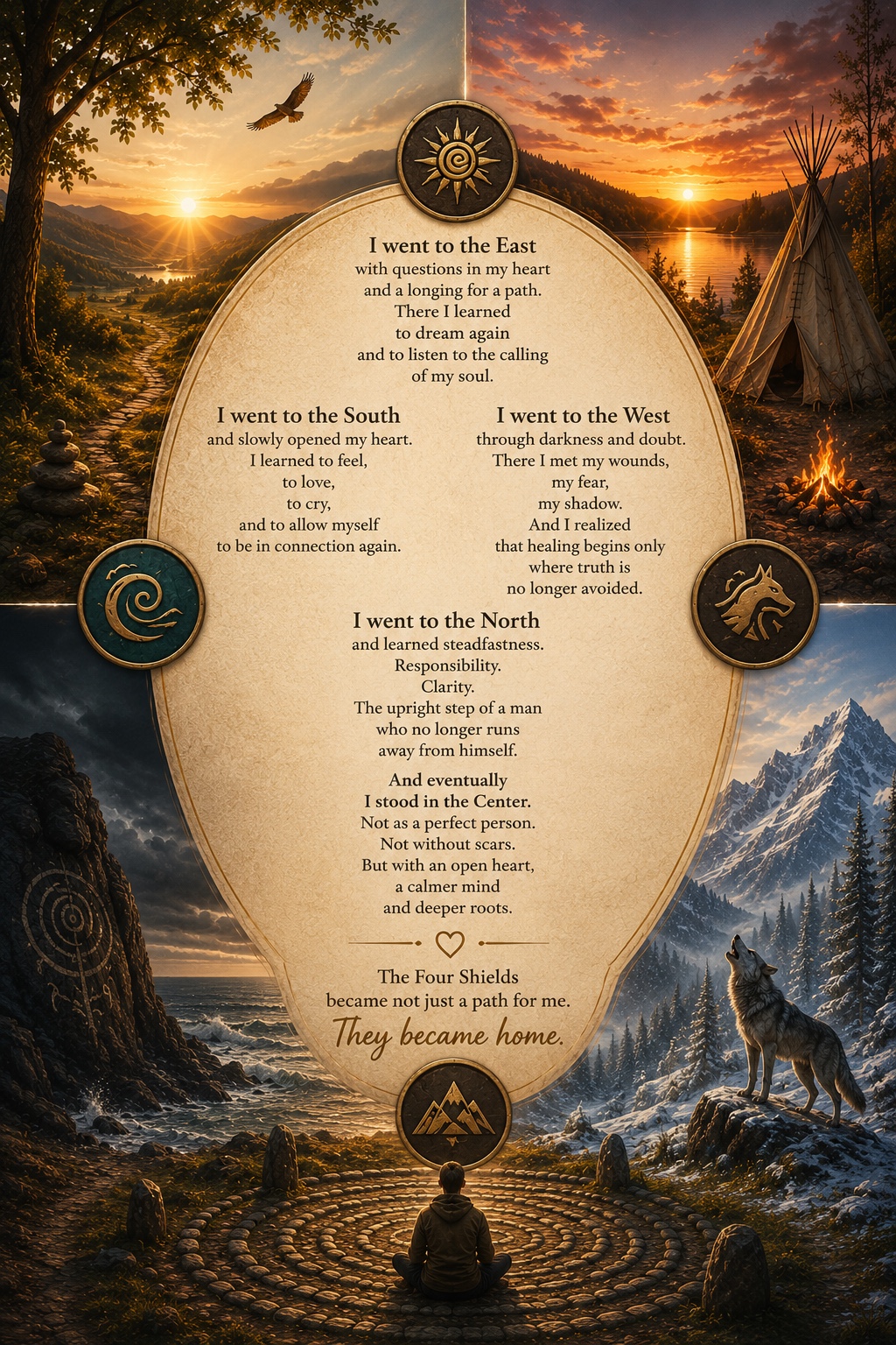 Four Shields path poem